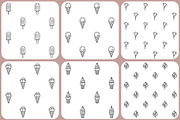Minimalist vector seamless patterns, a Pattern Graphic by InkySplash (Thumbnail 3 of 5)