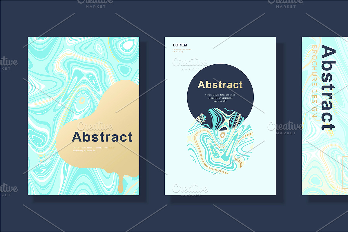 Set of abstract cover template, a Brochure Template by TotallypicRF
