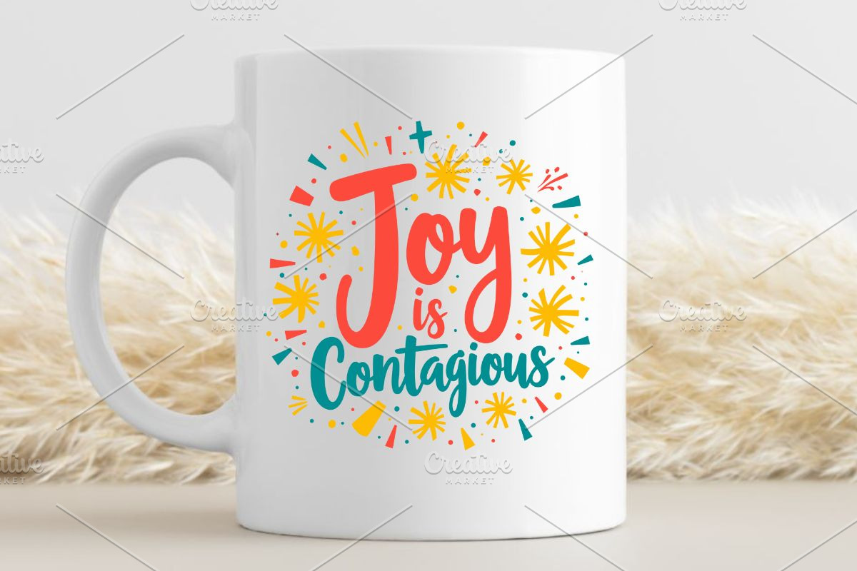 Joy is Contagious SVG, an Illustration by Awieee1 (Photo 3 of 4)