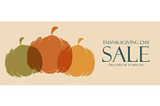 Thanksgiving Sale Graphics Set, a Seasonal Illustration by Finevector (Thumbnail 6 of 6)