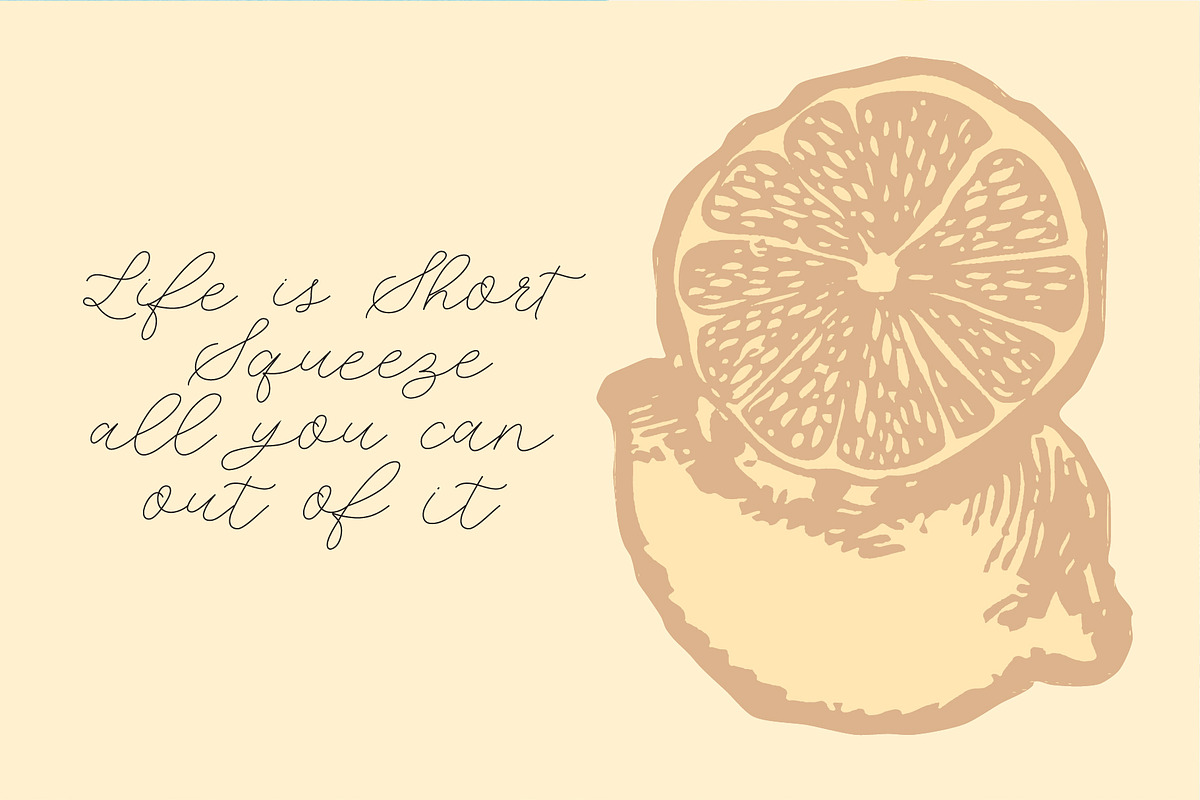 Lemon Line Single Line Font, a Font by Design by Laney (Photo 10 of 14)