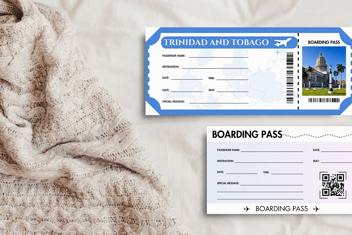 Trinidad and Tobago Trip Gift Ticket, a Templates & Theme by Snapybiz (Photo 11 of 11)