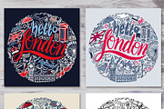 London. Modern hand drawn background, an Illustration by Live line (Thumbnail 3 of 6)