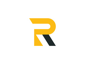 R Letter initials Logo vector, a Branding & Logo Template by T.Vooka