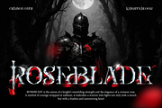 Wildtras, a Blackletter Font by Burntilldead (Thumbnail 3 of 12)