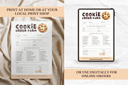 Cookie Order Form Editable Template, a Stationery Template by Anna Design Studio (Thumbnail 5 of 7)