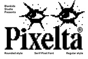 Pixelta – Serif Pixel Font, a Serif Font by Blankids Studio (Thumbnail 2 of 14)
