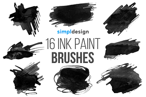 Stamp Ink Paint Brushes