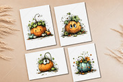Whimsical Quirky Fall Pumpkin PNG, a Seasonal Illustration by Canvas Craft (Thumbnail 9 of 10)