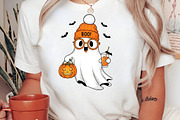 Cute Boujee Ghost Halloween PNG, an Illustration by Craft Nest (Thumbnail 2 of 6)