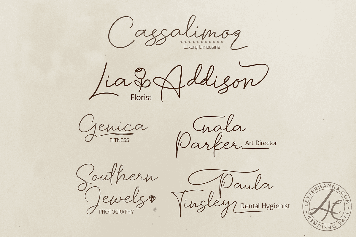 Sparkling Horizon Handwritten Font, a Handwritten Font by Letterhanna Studio (Photo 4 of 10)