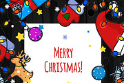 Merry Christmas Card Big Set!, an Illustration by JUBO (Thumbnail 8 of 8)