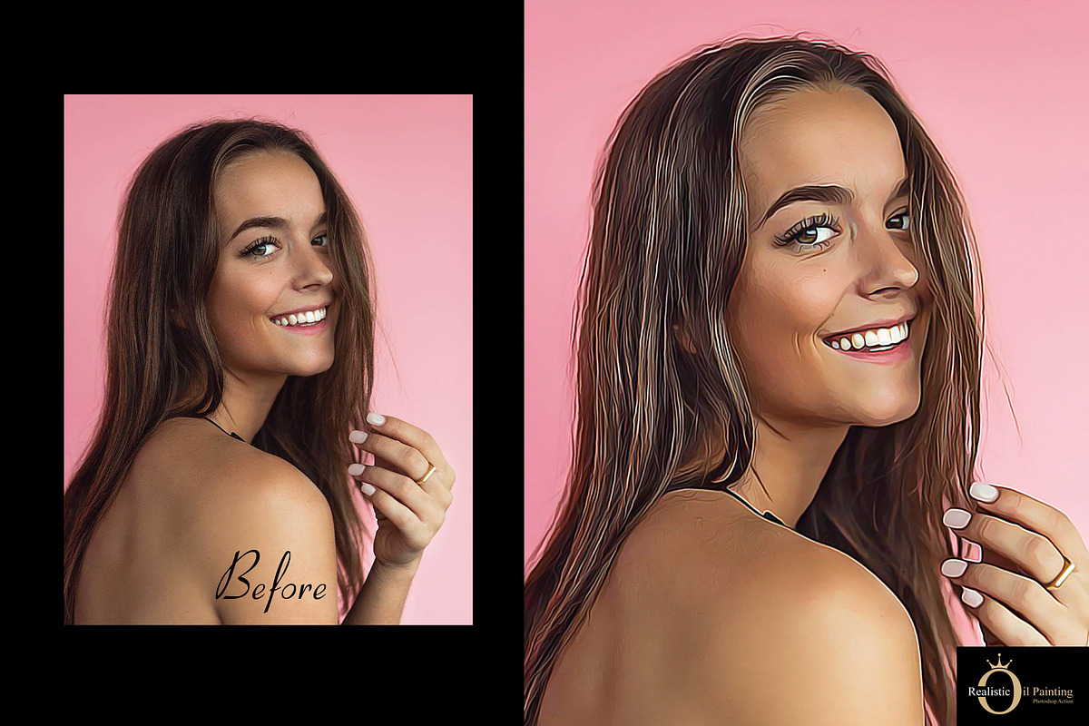 Realistic Oil Painting, an Action Add-On by PSD Action (Photo 9 of 11)