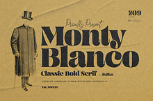 Monty Blanco - Classic Bold Serif