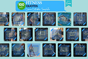 Health & Fitness Bundle -Canva Posts, a Social Media Template by Viral Content Design (Thumbnail 13 of 19)