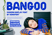 Bangoo – Modern Display Font, a Handwritten Font by overlaytemplates (Thumbnail 1 of 5)