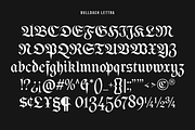 Bulldach Lettra | Blackletter Gothic, a Blackletter Font by Jolicia Type (Thumbnail 12 of 12)