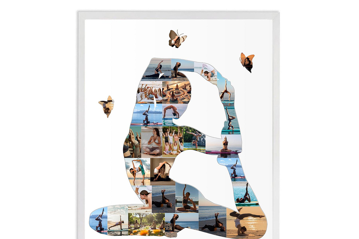Yoga Girl Photo Collage Template, a Templates & Theme by AIW SOLUTIONS (Photo 2 of 4)