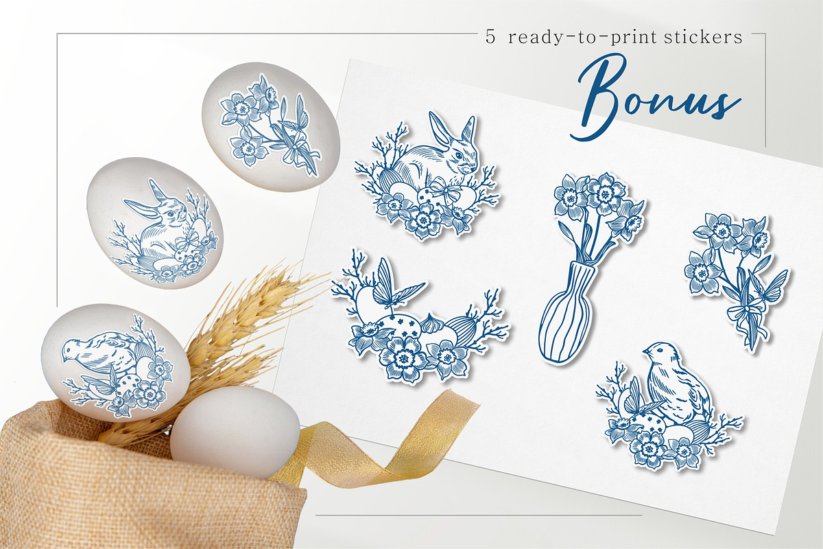 Easter Vector collection, a Decorative Illustration by Farida Bik (Photo 13 of 13)