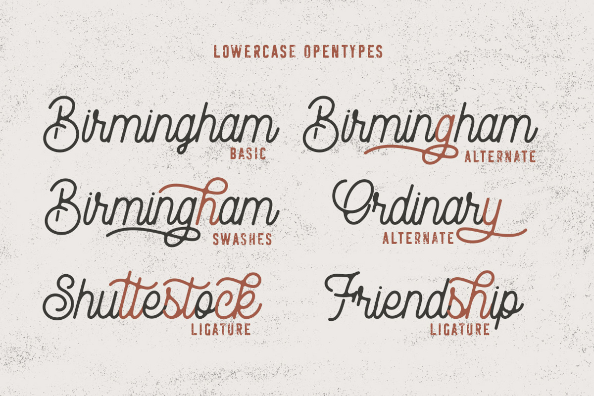 Rampage Monoline Advertisement Font preview 4