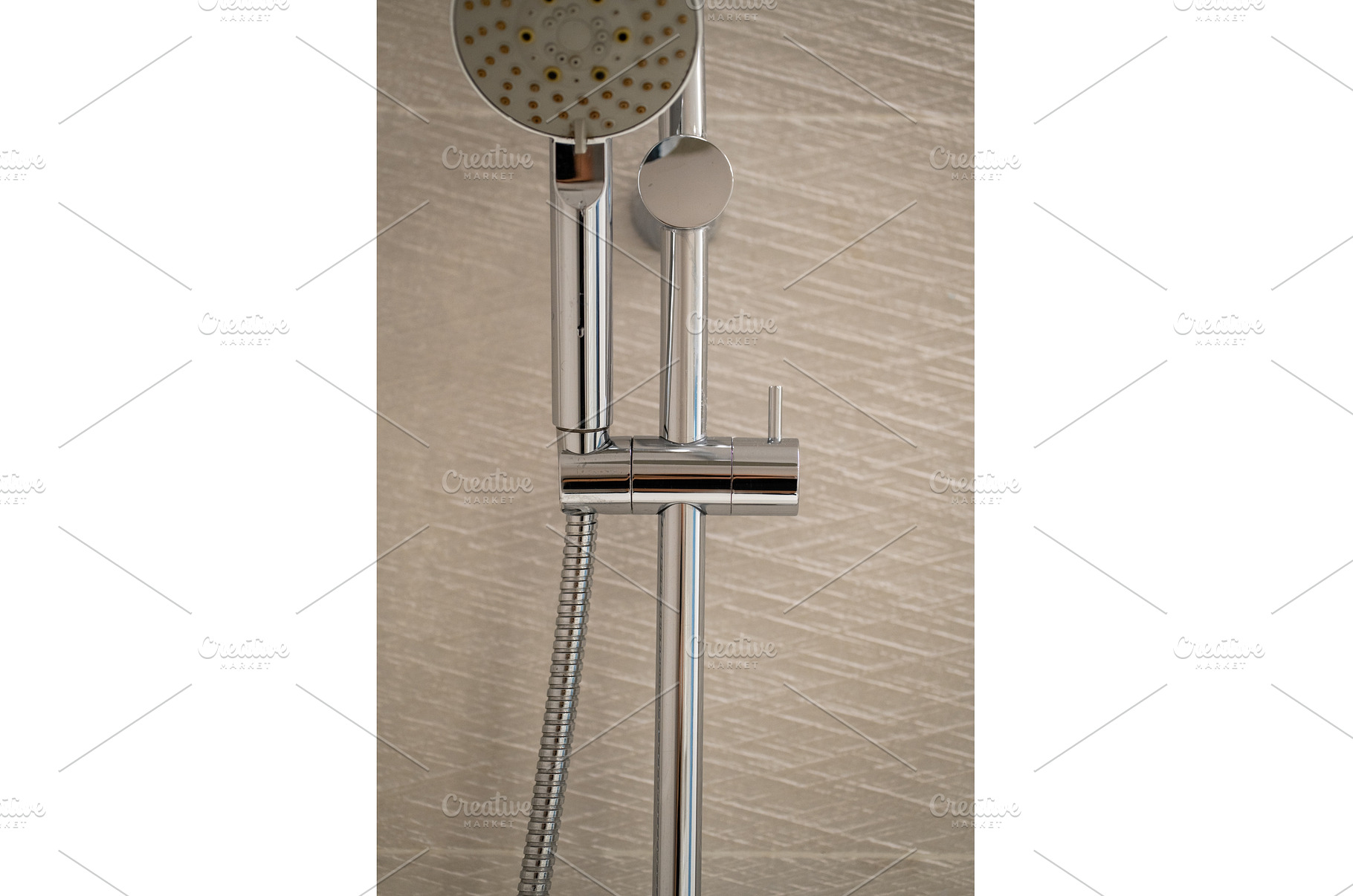 Handheld showering system with, an Architecture Photo by volodymyrshtun13795