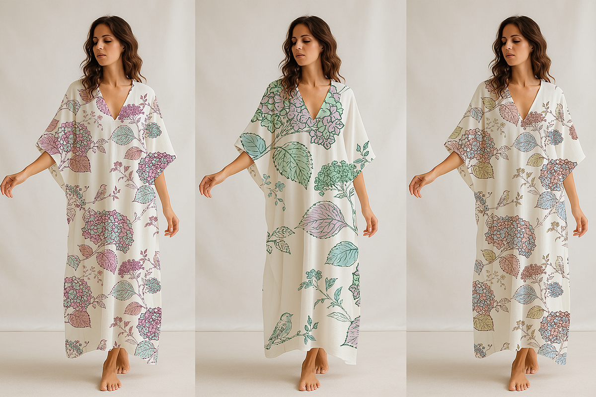 Hydrangea Daydream by AashimaDesigns, a Pattern Graphic by AashimaDesigns (Photo 3 of 5)
