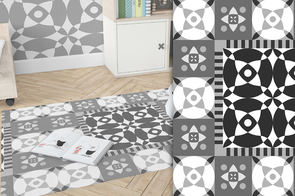 Tiles - 32 Seamless Patterns, a Pattern Graphic by InaCorart (Photo 7 of 8)