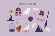 Magic - flat vector set, a Seasonal Illustration by yabluko_draws (Thumbnail 2 of 8)