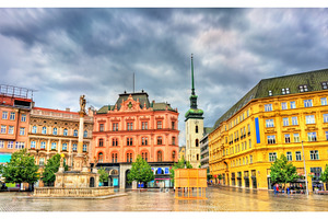 Freedom square the main square of brno in czech republic featuring brno, an Architecture Photo by Leonid Andronov