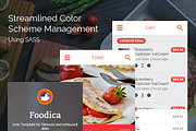 Foodica: Ionic Food app theme, a HTML Template by Audacitus (Thumbnail 3 of 3)