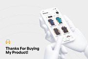 E-Commerce App UI Kits for Figma, an UI Kit Template by Hamza Naeem (Thumbnail 4 of 4)