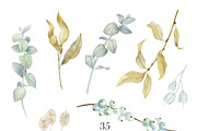 Bouquet of memories. Watercolor, an Object Graphic by Watercolor Clipart (Thumbnail 3 of 6)