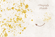Watercolor Shapes and Gold Overlays, a Texture Graphic by Minky Moo Creations (Thumbnail 5 of 19)