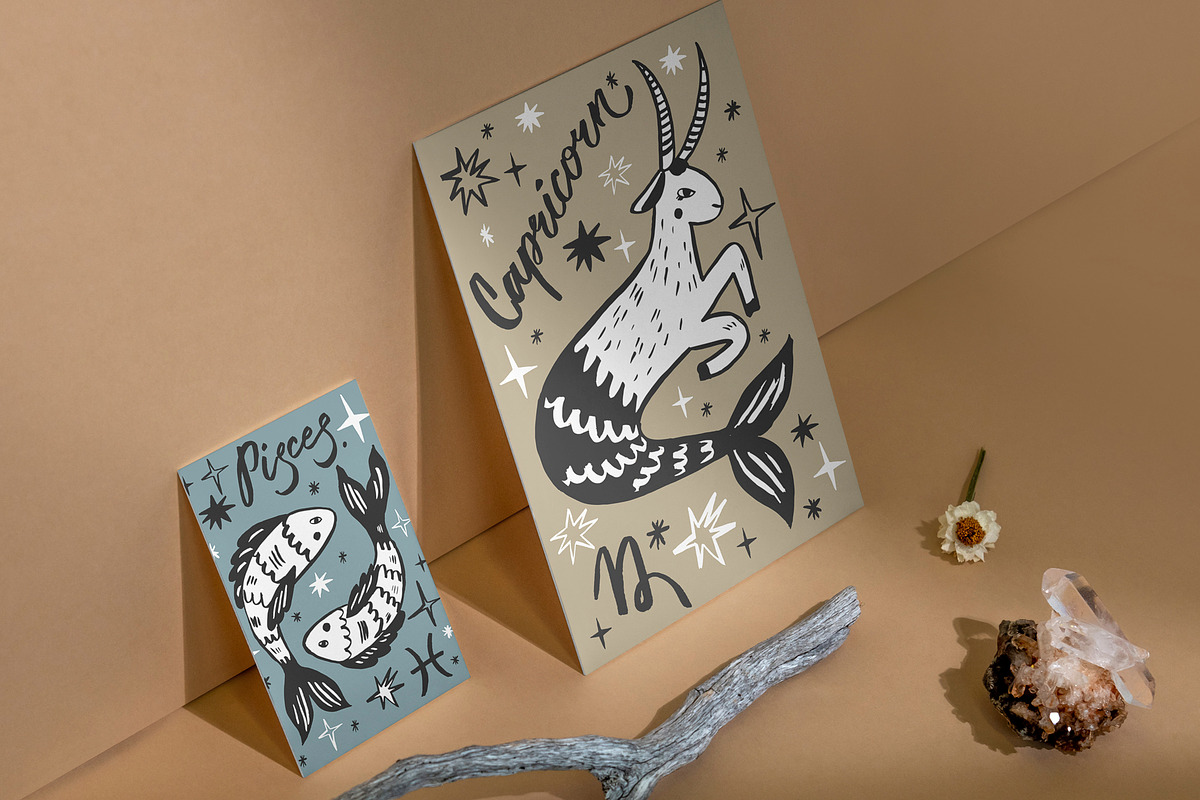 Horoscope - Zodiac collection, an Illustration by Mii Lab (Photo 6 of 10)