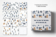 Watercolor winter wonderland bundle!, a Person Illustration by LyubovZaytseva (Thumbnail 19 of 26)