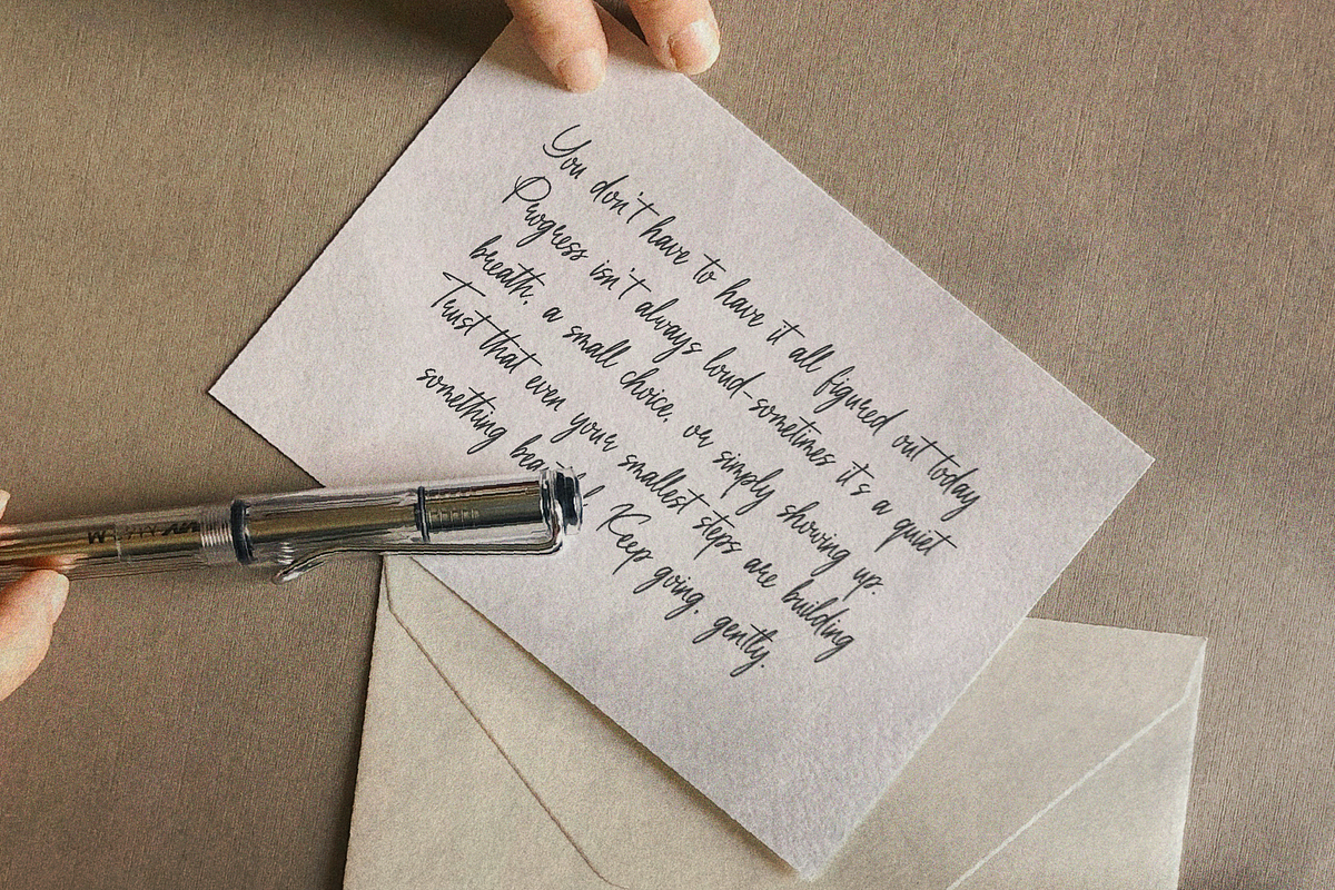 Daily Miracle | Script Handwritten, a Script Font by Denustudios (Photo 9 of 12)