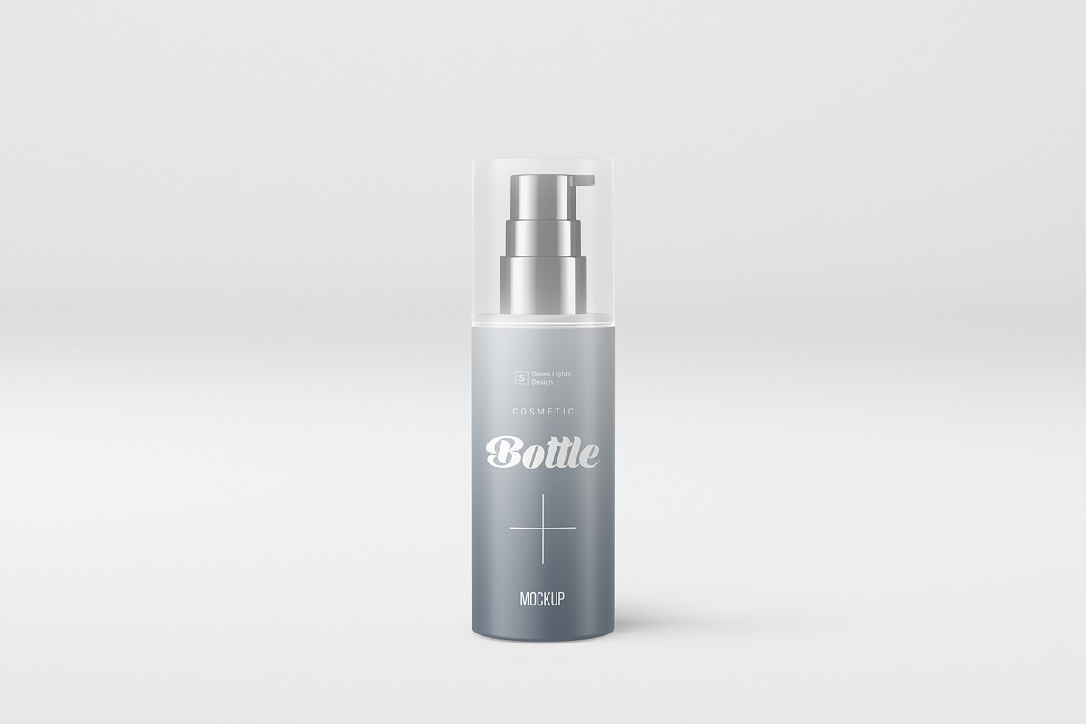 Cosmetic Bottle Mockup #2, a Cups & Container Mockup by Seven Lights (Photo 3 of 9)