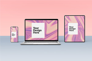 Digital Devices Screen Mockup Set