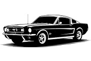 Classic Muscle Car SVG Bundle, an Object Graphic by Creativeshirt (Thumbnail 11 of 13)