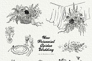 New Perennial Garden Wedding, a Decorative Illustration by divanovskaya_nv (Thumbnail 14 of 27)