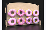 Donut Display Stand Laser Cut Files, an Object Graphic by ThemeXDigital (Thumbnail 3 of 7)