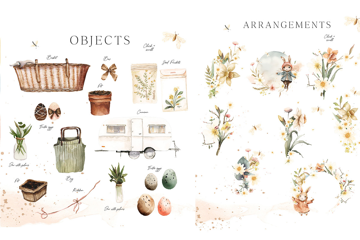 The Amazing Watercolor Bundle, an Object Illustration by Creativeqube Design (Photo 32 of 75)