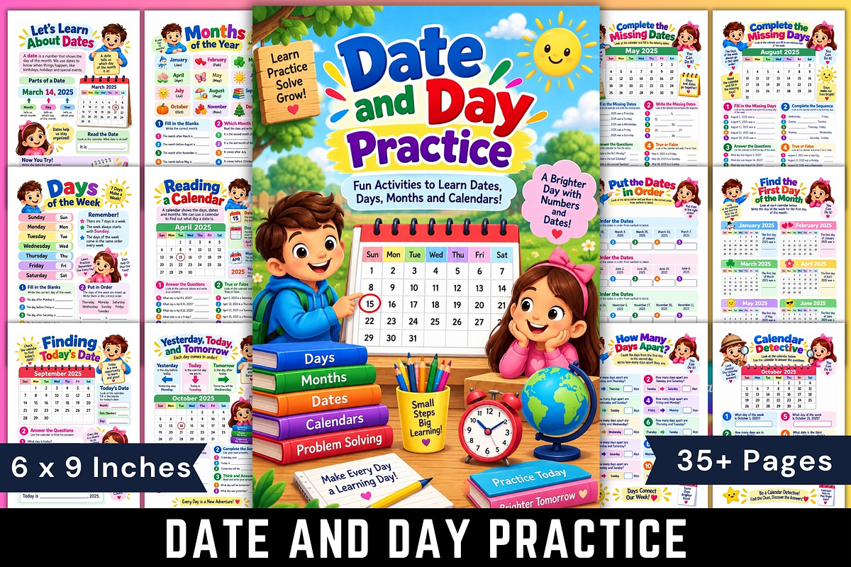 Calendar Detective Activities, a Stationery Template by Designmela01 (Photo 1 of 6)