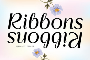 RIBBONS - Display Font