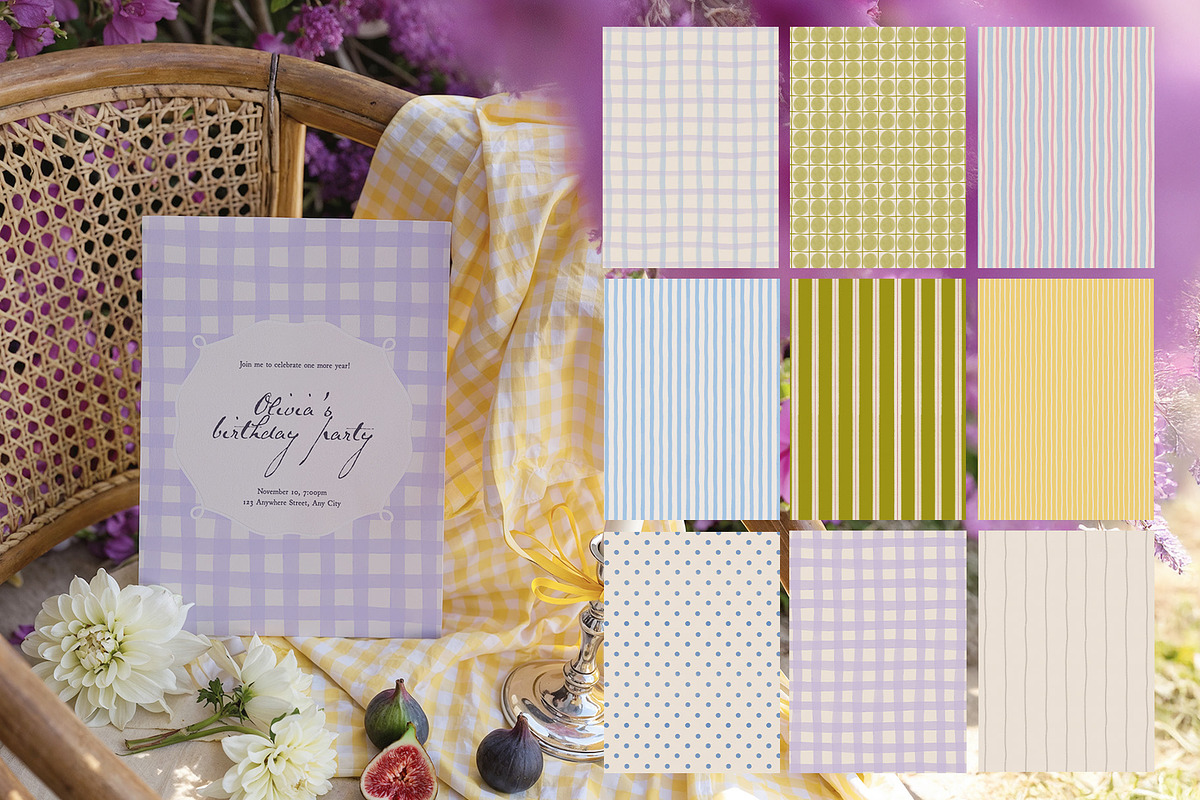 Dolce Picnic Summer Backgrounds, a Background Graphic by lerinartstudio (Photo 5 of 11)