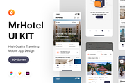 MRHotel - Booking Hotel UI KIT, a Device Mockup by Odama (Thumbnail 1 of 5)