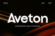 Aveton - Corporate Logo Font, a Sans Serif Font by Flawless And Co (Thumbnail 1 of 10)