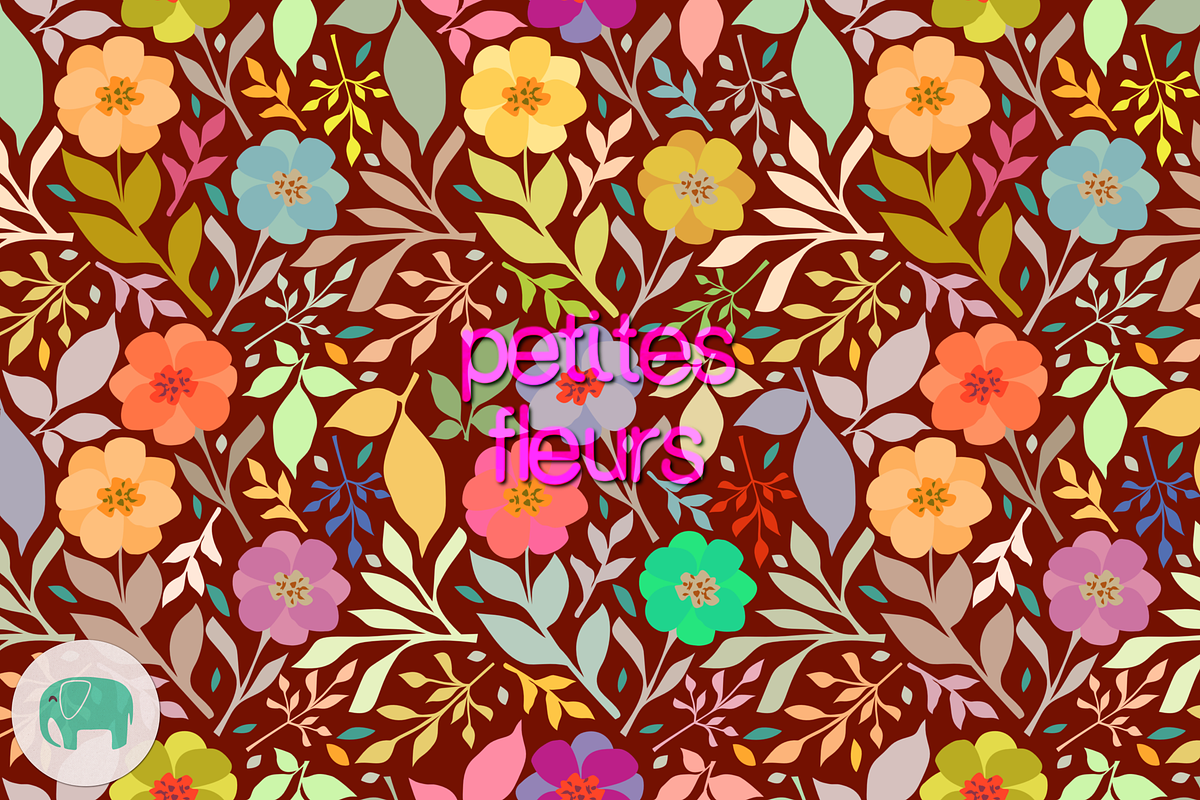 Petites Fleurs patterns, a Pattern Graphic by Anny Cecilia Walter (Photo 3 of 4)