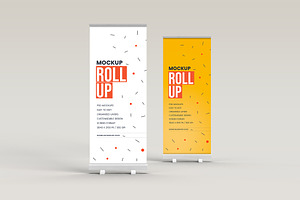 Roll Up Banner Mockup