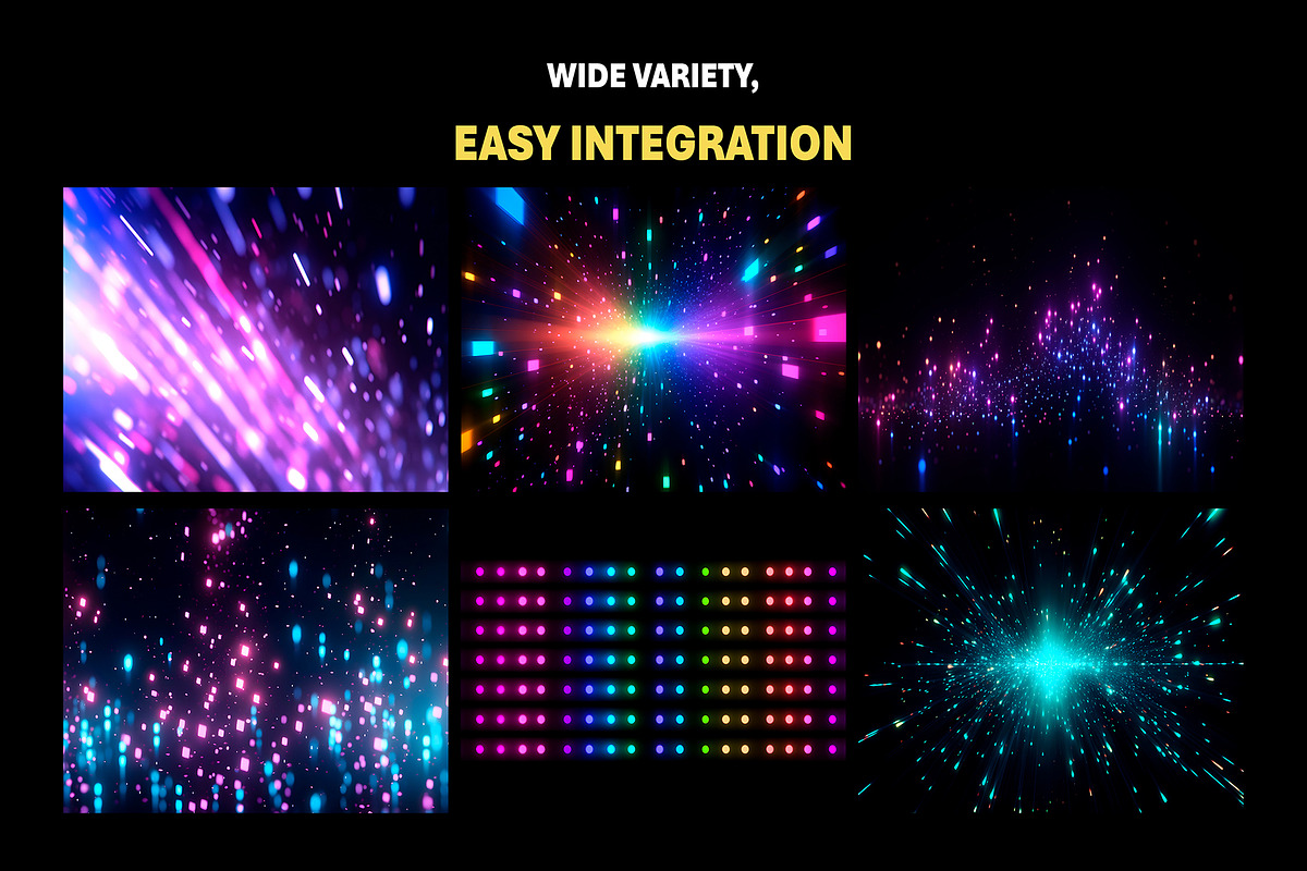250+ Dots Neon Light Overlay Effects, an Object Graphic by Mikel Blazgad (Photo 3 of 10)